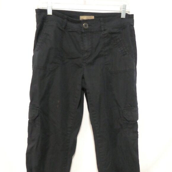 KHAKIS | size 4 | Casual Black Cotton Cargo Pants - Picture 16 of 16